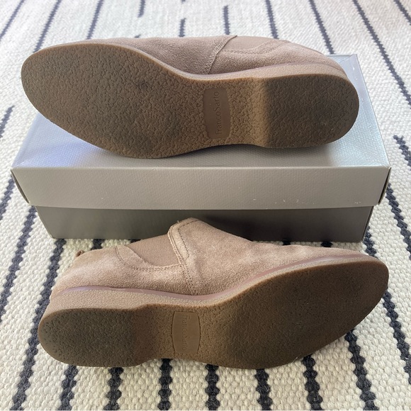 Franco Sarto Pearle Chelsea Ankle Boots Suede Taupe Tan Size 8 - Picture 4 of 5